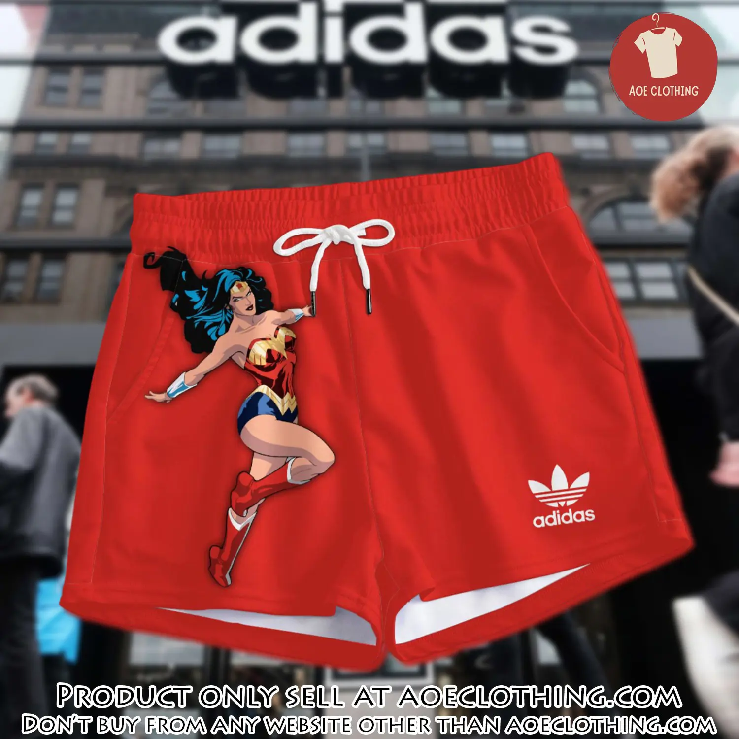 Premium wonder woman in adidas women shorts lady beach shorts wms1071 aoe2614657
